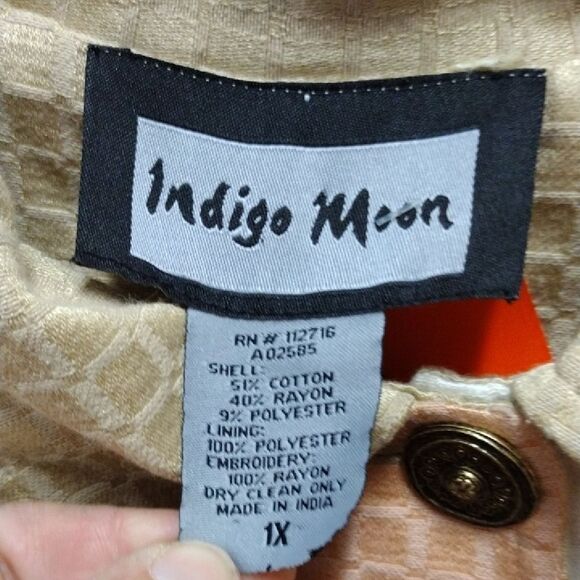 Indigo Moon Women's Embroidered Jacket - Picture 2 of 3